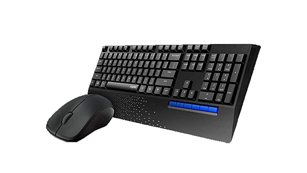 کیبورد و موس بی سیم رپو مدل Rapoo X1960 Wireless Optical Mouse & Keyboard