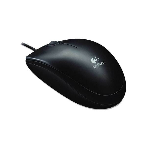 ماوس با سیم لاجیتک مدل Logitech B100 Wired Mouse