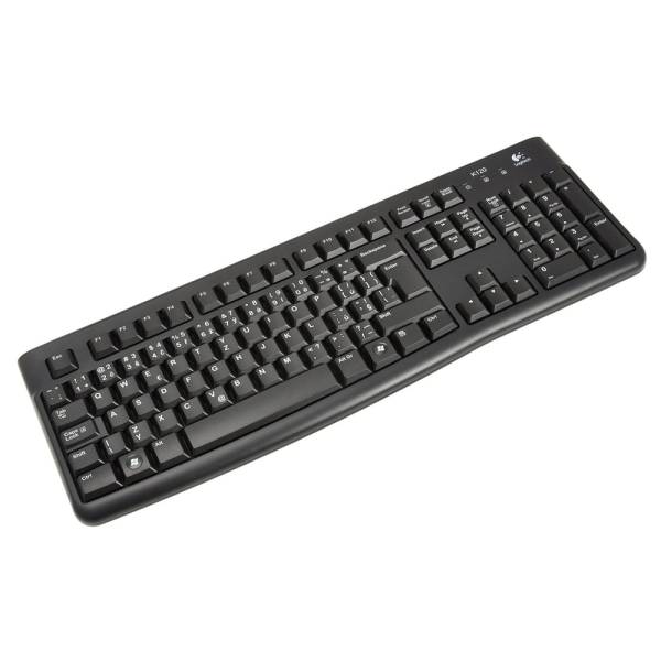 کیبورد سیمی لاجیتک مدل Logitech K120 Wierd USB Keyboard
