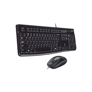 کیبورد و موس سیمی لاجیتک مدل Logitech MK120 Wierd Optical Mouse & Keyboard