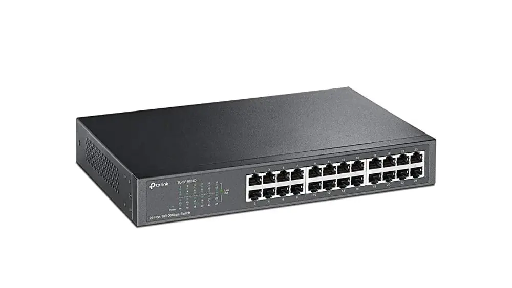سوییچ 24 پورت تی پی لینک مدل TP-LINK TL-SF1024D Unmanaged Switch