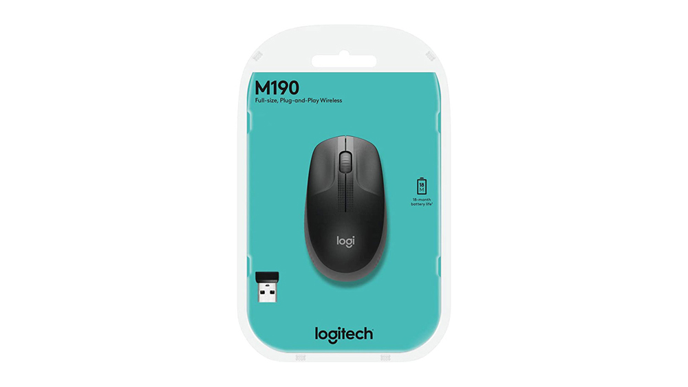 موس بی سیم لاجیتک مدل Logitech M190 Wireless Mouse