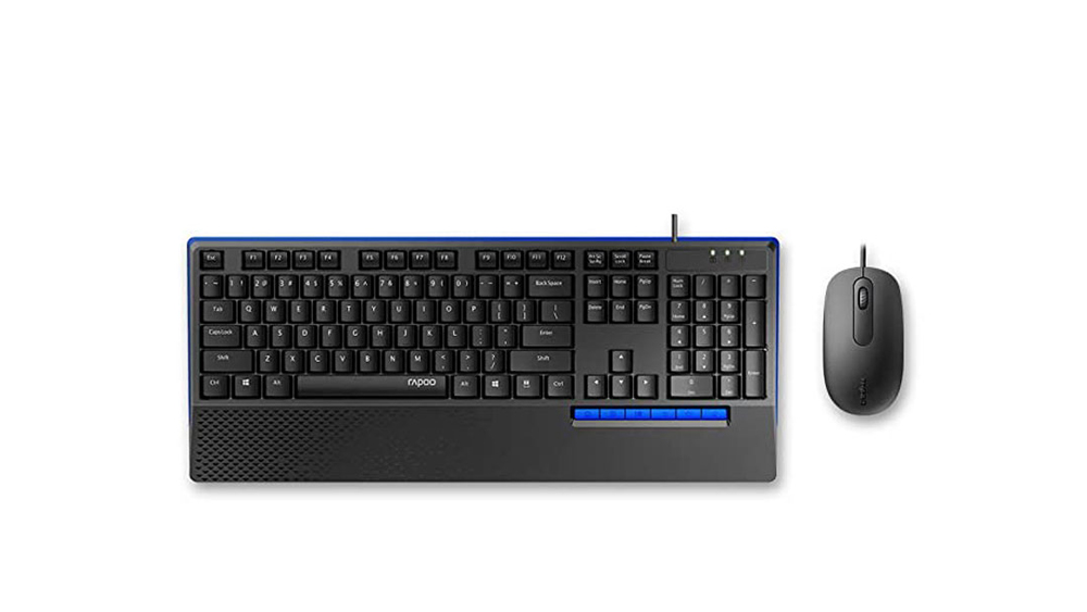کیبورد و موس سیمی رپو مدل Rapoo NX2000 Wierd Optical Mouse & Keyboard