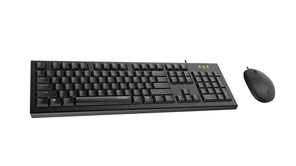 کیبورد و موس سیمی رپو مدل Rapoo X125s Wierd Optical Mouse & Keyboard