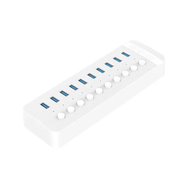هاب 10 پورت اوریکو مدل ORICO CT2U3-10AB 10Port Hub With Individual Switches