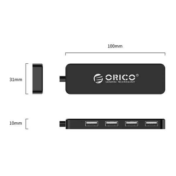 هاب USB 2.0 چهار پورت اوریکو ORICO FL01 4-Port USB2.0 HUB
