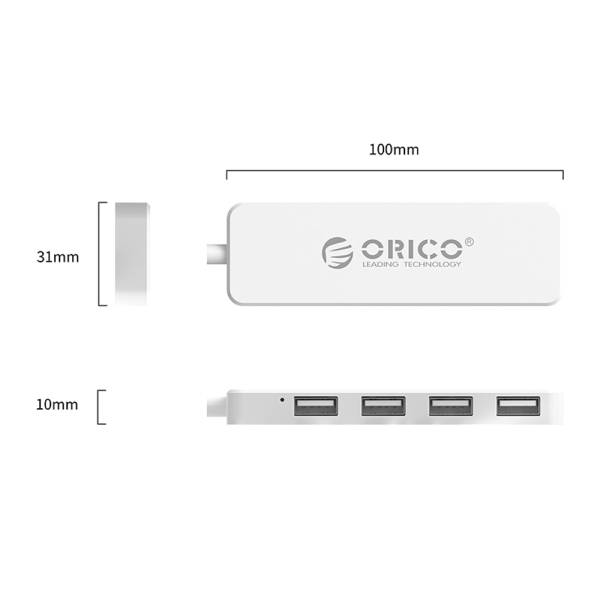 هاب USB 2.0 چهار پورت اوریکو ORICO FL01 4-Port USB2.0 HUB