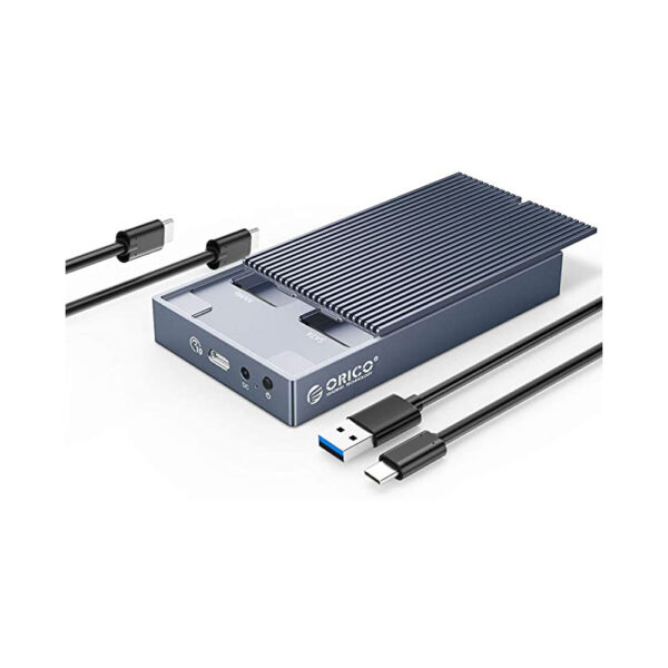 قاب SSD دوسینی M.2 NVMe و NGFF مدل ORICO M2NV01-C3 Dual-Slot M2 NVMe & NGFF SSD Enclosure