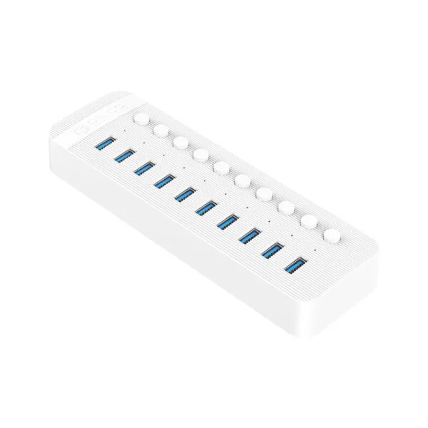 هاب 10 پورت اوریکو مدل ORICO CT2U3-10AB 10Port Hub With Individual Switches