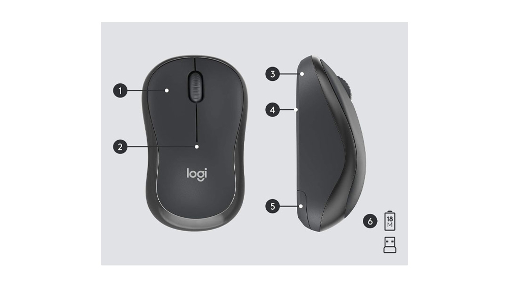 کیبورد و موس بی سیم لاجیتک Logitech MK295 Keyboard and Mouse