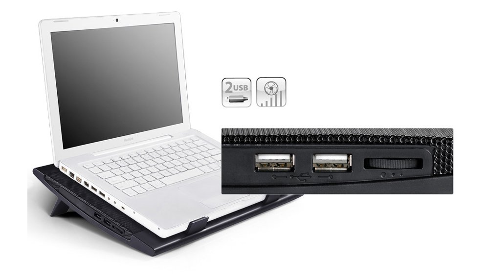 فن و پایه خنک کننده دیپ کول مدل DeepCool Wind Pal FS Laptop CoolPad