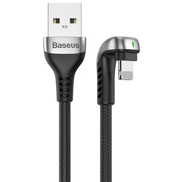 BASEUS CALUX-A01 GREEN U-SHAPED LAMP MOBILE GAME CABLE USB FOR LIGHTNING