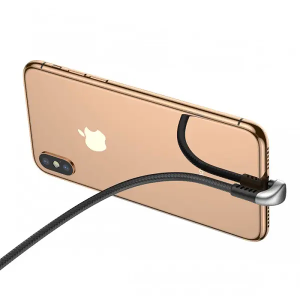 BASEUS CALUX-A01 GREEN U-SHAPED LAMP MOBILE GAME CABLE USB FOR LIGHTNING