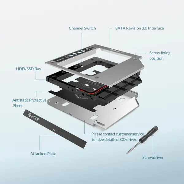 Orico M95SS Hard bracket