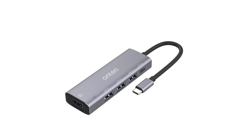 تبدیل USB-c به HDMI-USB-TYPEC-PD اونتن مدل ONTEN OTN-95123