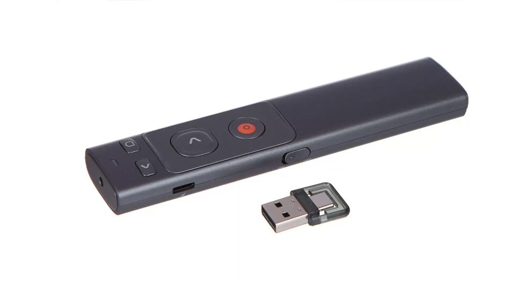 معرفی پوینتر و پرزنتر شارژی بیسوس Baseus Orange Dot Wireless Presenter