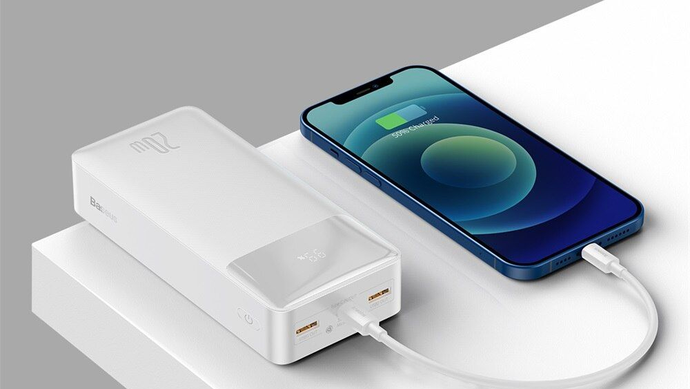 .پاور بانک شارژ سریع 20 وات بیسوس Baseus Bipow Digital Display 10000mAh Power Bank
