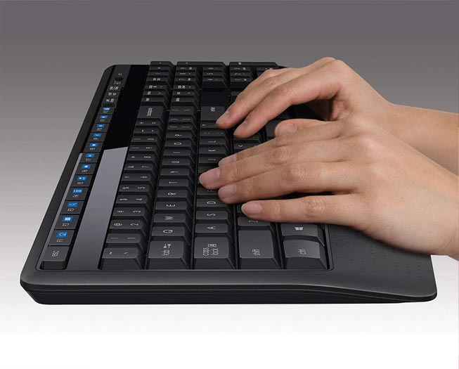 کیبورد و موس بی سیم لاجیتک مدل Logitech MK345 Wireless Keyboard and Mouse