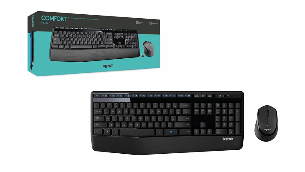 کیبورد و موس بی سیم لاجیتک مدل Logitech MK345 Wireless Keyboard and Mouse
