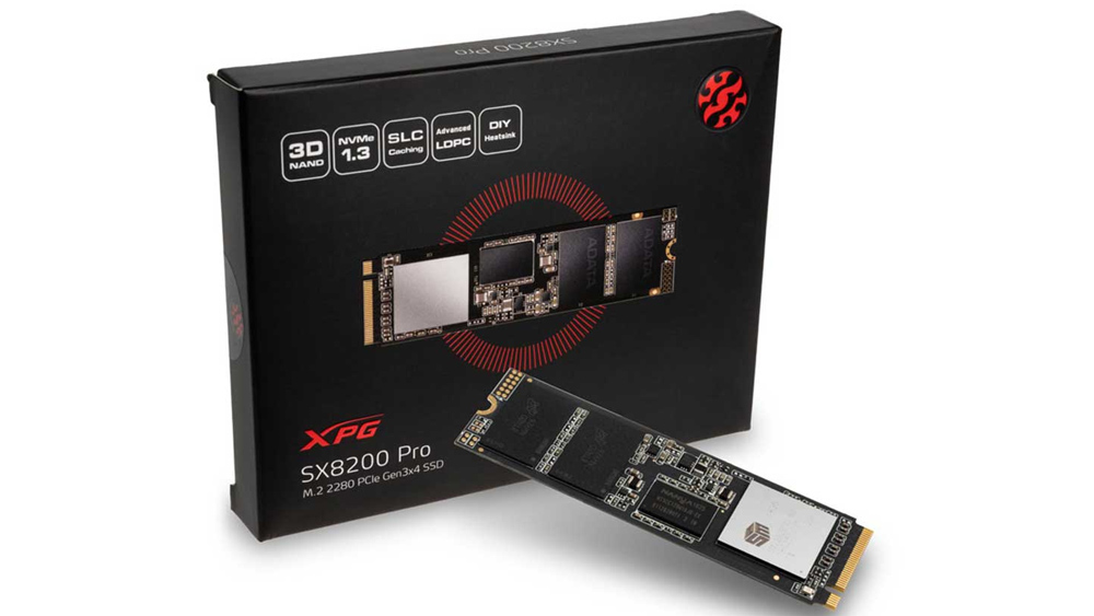 اس اس دی 256 گیگابایت ای دیتا ADATA PCIE M2 256GB Internal SSD SX8200 Pro