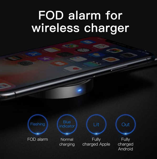 شارژر وایرلس باسئوس مدل Baseus Charger Wirless WXCA-01