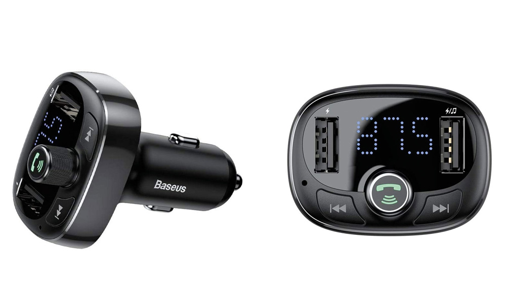 شارژر فندکی و پخش کننده اف ام باسئوس Baseus CCALL-TM01 Bluetooth MP3 Car Charger