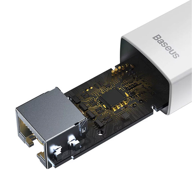 تبدیل USB به لن باسئوس Baseus WKQX000002 Lite Series USB-A to LAN Adapter