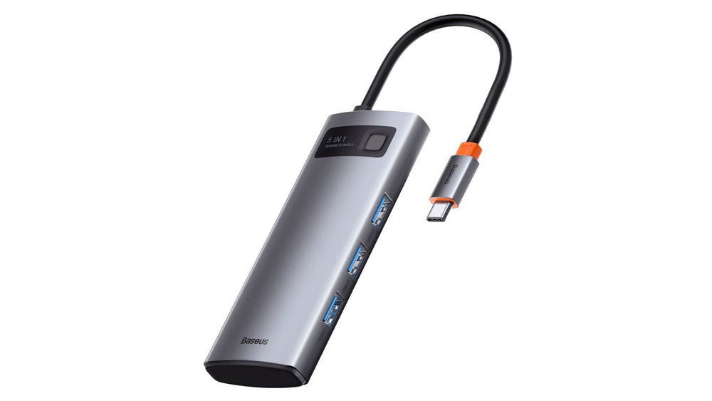 هاب 5 پورت باسئوس Baseus 5 in 1 Multifunctional Type-C HUB