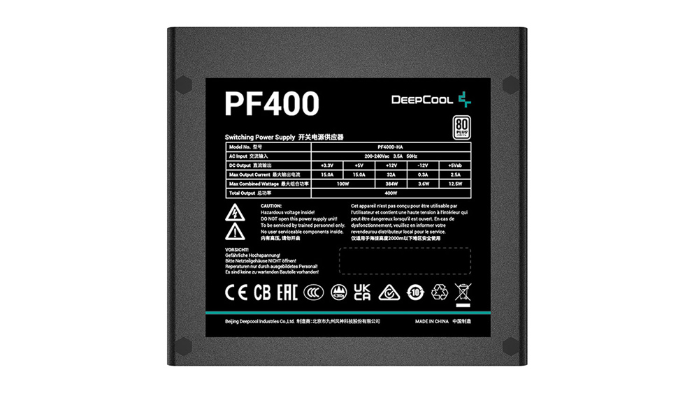 پاور 400 وات دیپ کول DeepCool PF400 Power Supply