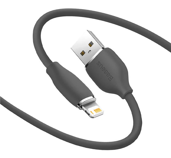 معرفی کابل USB به لایتنینگ باسئوس Baseus Liquid Silica Fast Charging Data Cable USB to IP