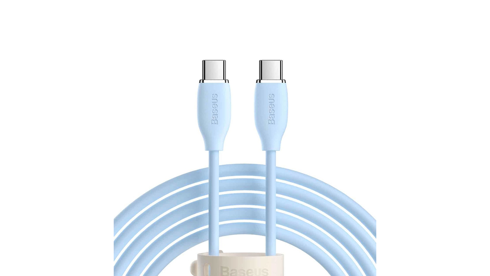 کابل دو سر تایپ سی باسئوس Baseus Liquid Silica Fast Charging Data Cable Type-C to Type-C