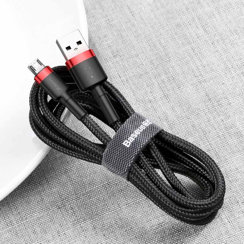 کابل شارژ و انتقال دیتا MicroUSB باسئوس Baseus Cafule Micro USB cable