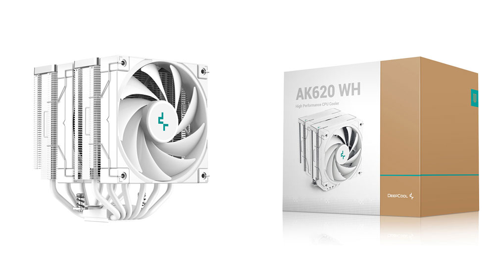 خنک کننده و فن پردازنده AK620 دیپ کول مدل DeepCool AK620 WH CPU Cooler