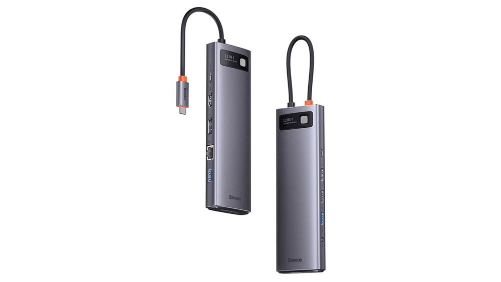 هاب 12 پورت تایپ سی باسئوس Baseus Starjoy 12-port Type-C Hub Adapter