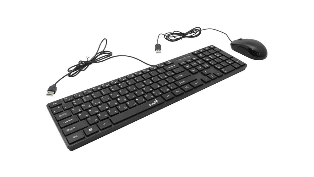 کیبورد و ماوس باسیم جنیوس Genius SlimStar C126 Wired Keyboard and Mouse