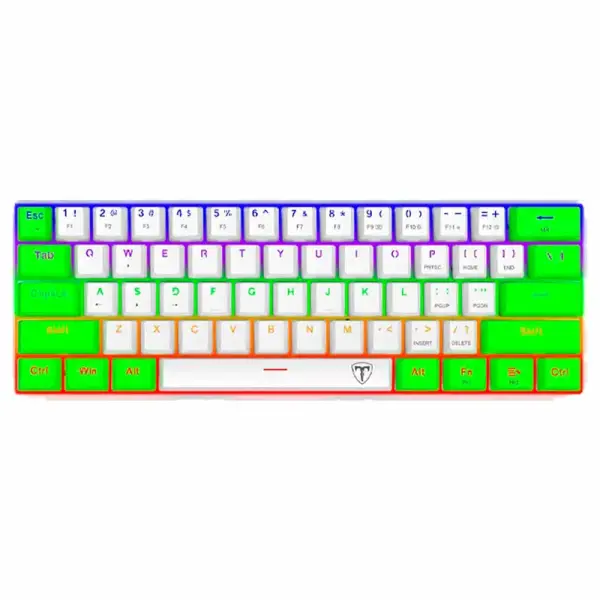 کیبورد مکانیکال تی دگر سوییچ آبی T-Dagger ARENA T-TGK321 WG Blue Switch