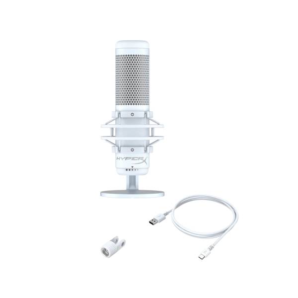 میکروفون گیمینگ هایپر ایکس HyperX QuadCast S White Gaming Microphone