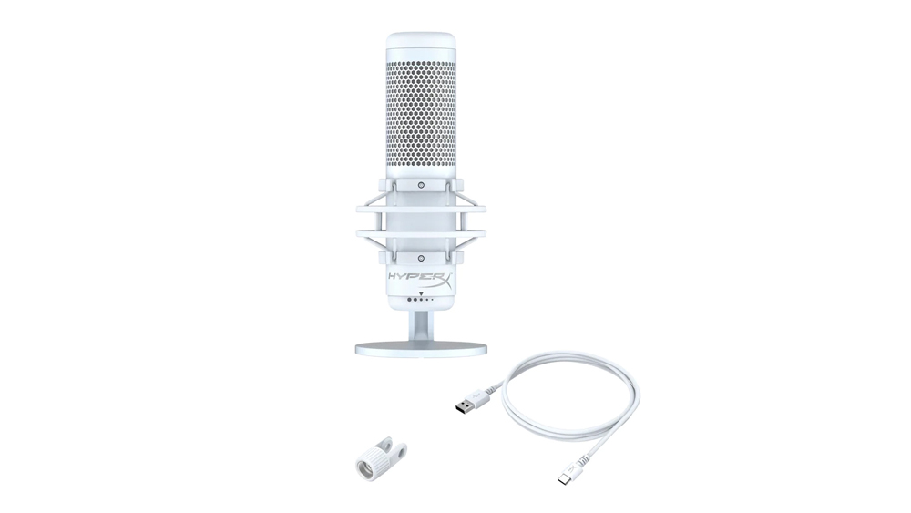 میکروفون گیمینگ هایپر ایکس HyperX QuadCast S White Gaming Microphone