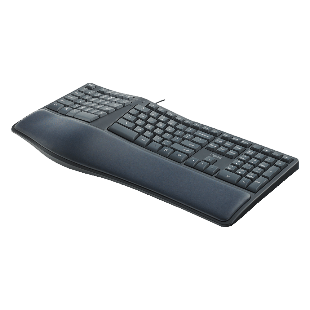 کیبورد سیمی ارگونومیک رپو مدل Rapoo NK8800 Ergonomic Wired Keyboard