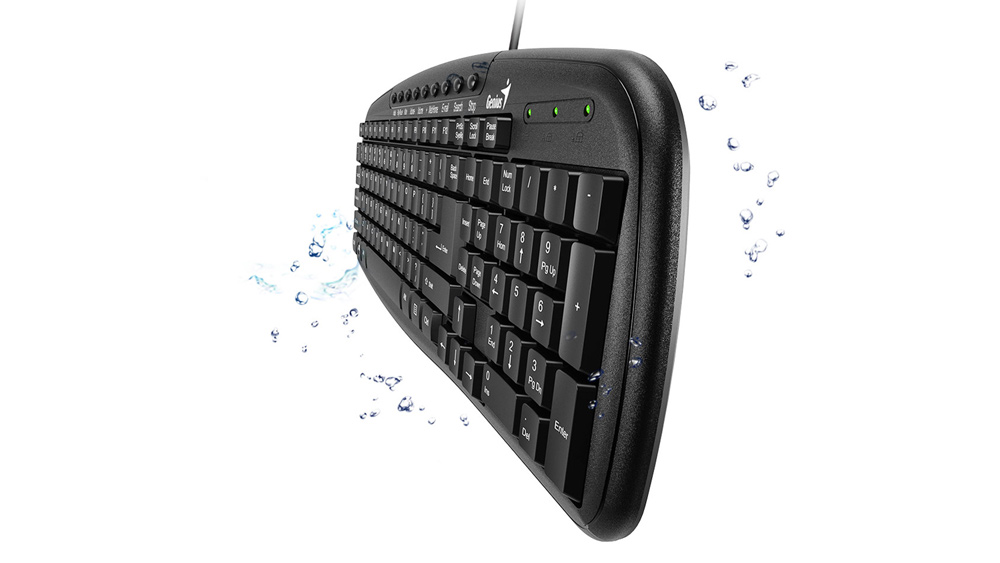 کیبورد باسیم جنیوس مدل Genius KB-M225C Multimedia Keyboard