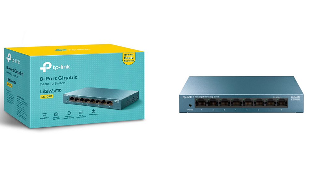 سوئیچ شبکه 8 پورت گیگابیت تی پی لینک مدل TP-Link LS108G