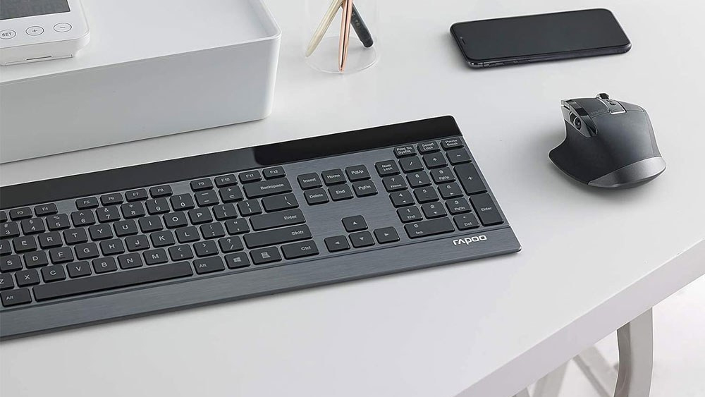 ماوس و کیبورد بی سیم رپو Rapoo Mouse & Keyboard Wireless Ultra Slim 9900M