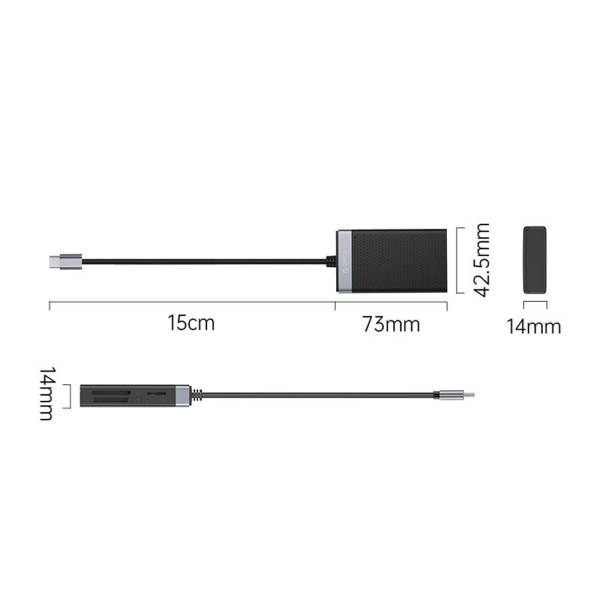 رم ریدر اوریکو Orico CL4T-C3 USB-C Multi Card Reader