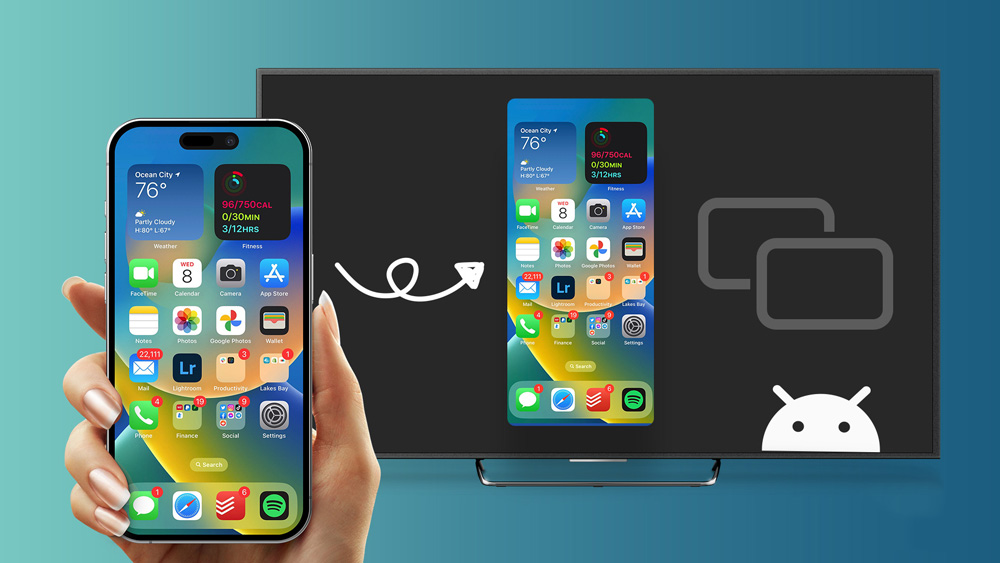 آموزش اتصال سیستم عامل IOS به تلویزیون