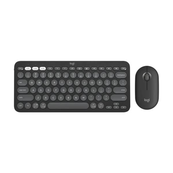 کیبورد بی سیم لاجیتک Logitech Pebble 2 Combo Wireless Keyboard Mouse