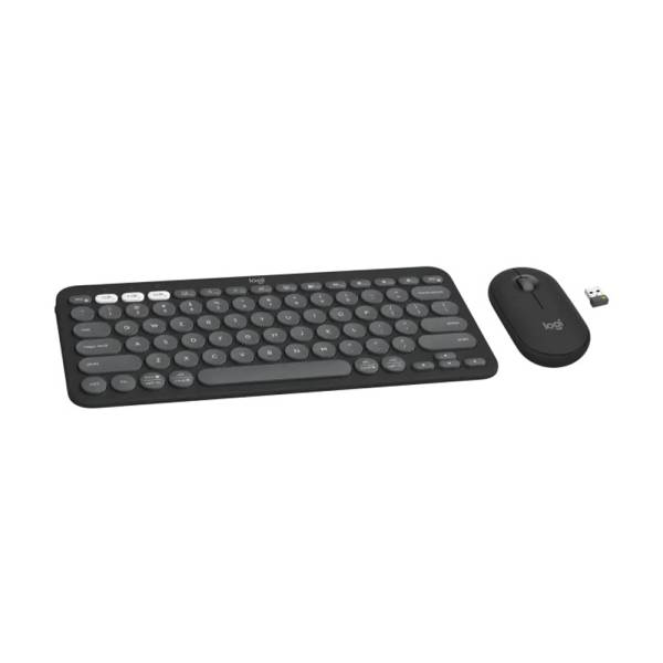 کیبورد بی سیم لاجیتک Logitech Pebble 2 Combo Wireless Keyboard Mouse