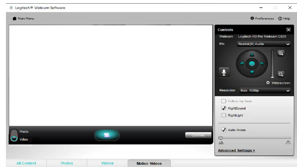 آموزش جامع کار با نرم ‌افزار Logitech Webcam Software