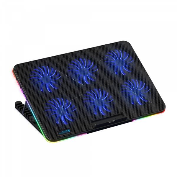 کول پد گیمینگ کول کولد مدل Laptop Cooler Cooling Pad CoolCold F5 RGB