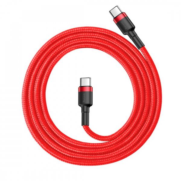کابل تبدیل USB-C به USB-C باسئوس مدل Baseus Type-C to Type-C CATKLF-G09