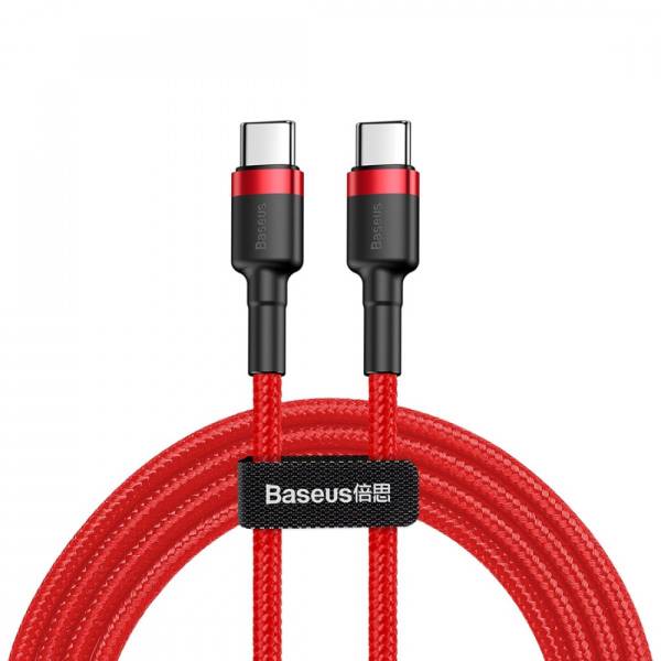 کابل تبدیل USB-C به USB-C باسئوس مدل Baseus Type-C to Type-C CATKLF-G09
